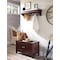 Alaterre Furniture Shaker Cottage Tray Shelf with Cabinet Bench, Espresso ASCA0509P0 - alternate 4